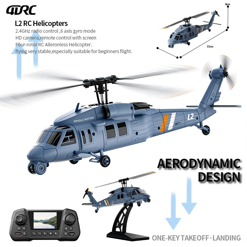Rc Helicopter Nitro - 4DRC New L2 8K HD Camera