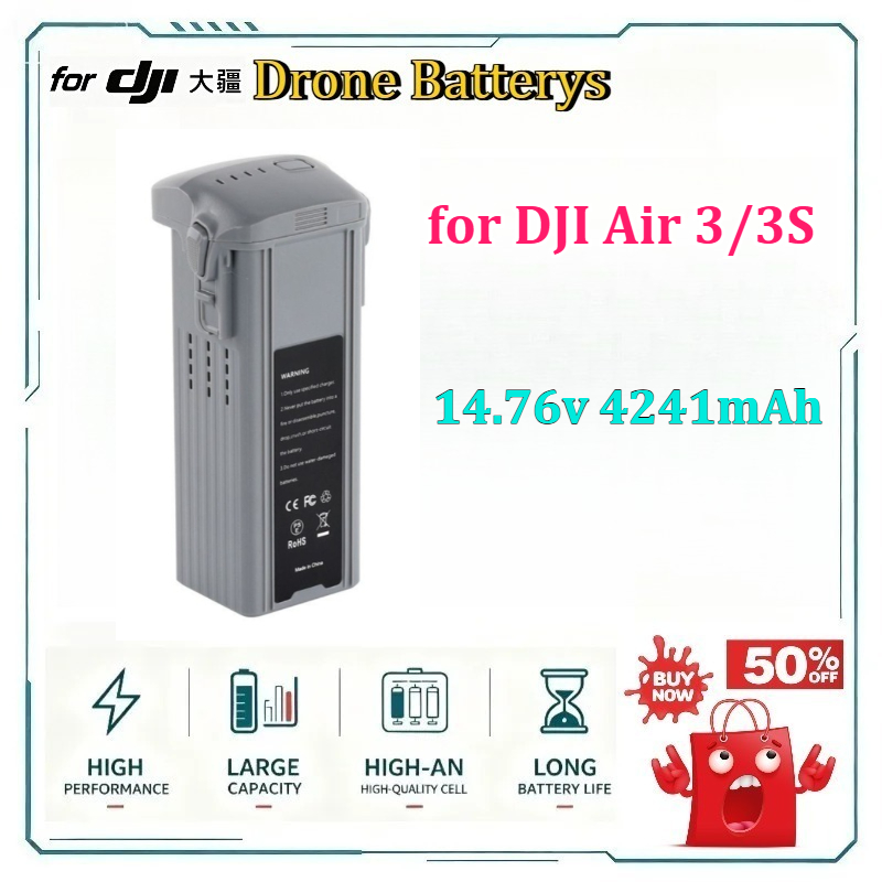 Dji Drone Air 3 - for Air 3/3S Drone Battery 14.76v