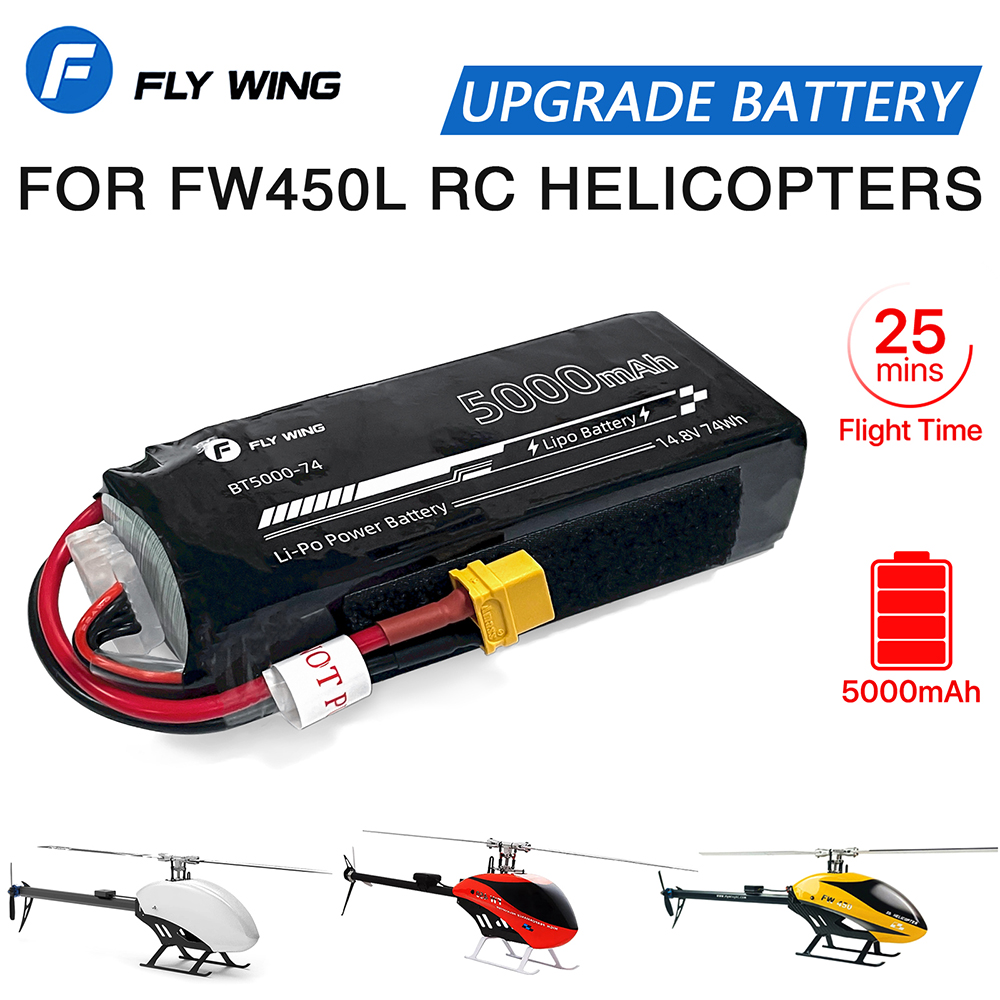 Fly Wing FW450L 5000mAh 4S Lip - đánh giá và giá Rc Helicopter Bag