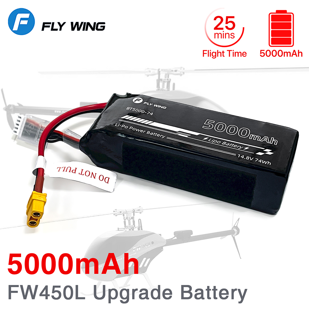 Fly Wing FW450L 5000mAh 4S Lip - đánh giá và giá Rc Helicopter Bag