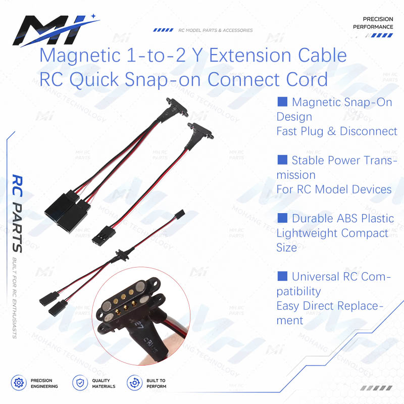 Magnetic 1-to-2 Y Extension Ca - đánh giá và giá Rc Helicopter Battery